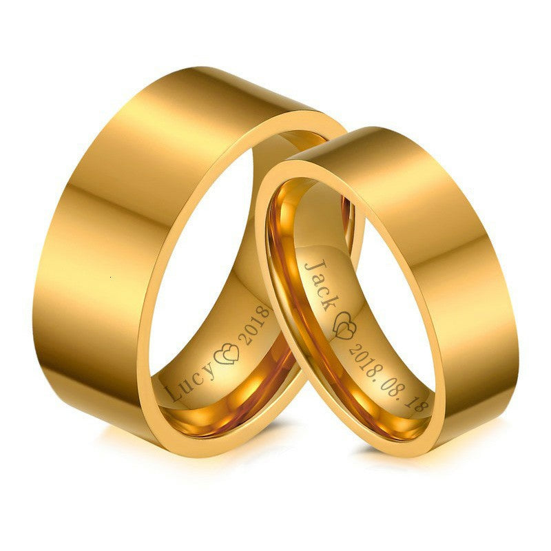 Engraved Wedding Bands