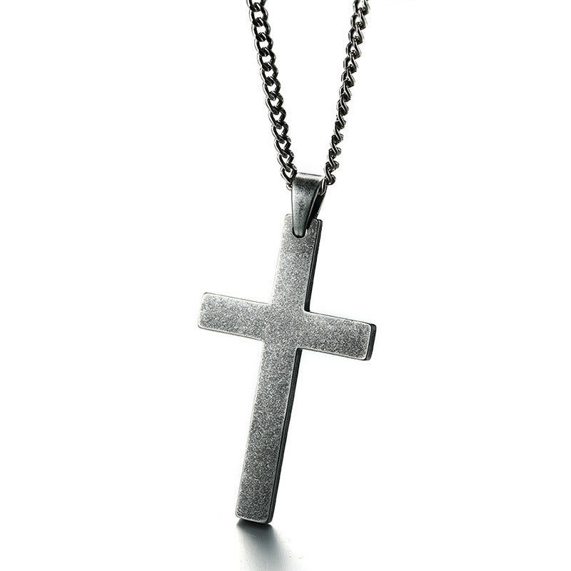 Classic Cross Custom Pendant Necklace for Men Women Religious Christ Jewelry