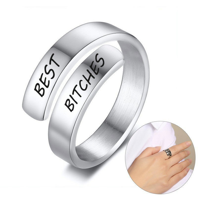 Personalized Ring For Women Girls Wrap Birthday Graduation Creative Custom Gifts