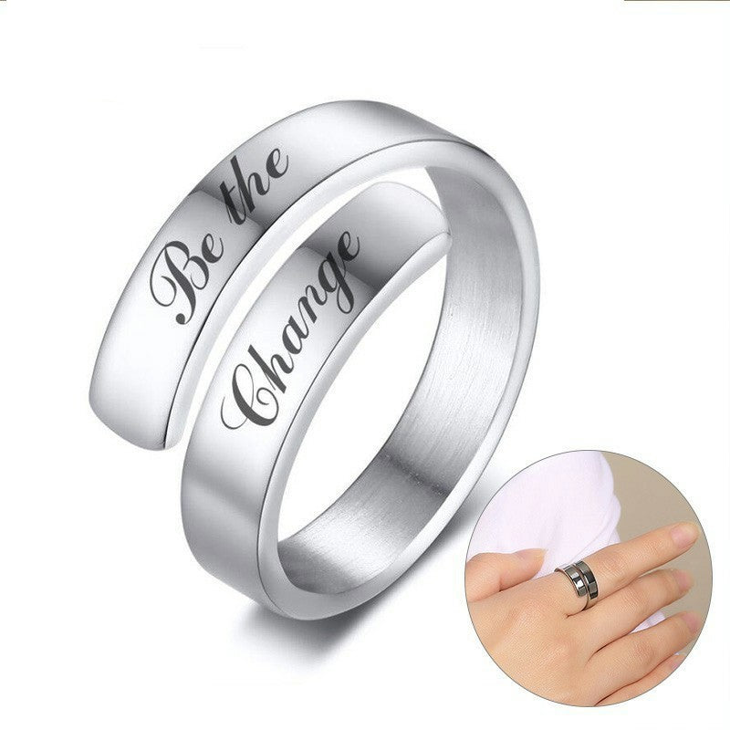 Personalized Ring For Women Girls Wrap Birthday Graduation Creative Custom Gifts