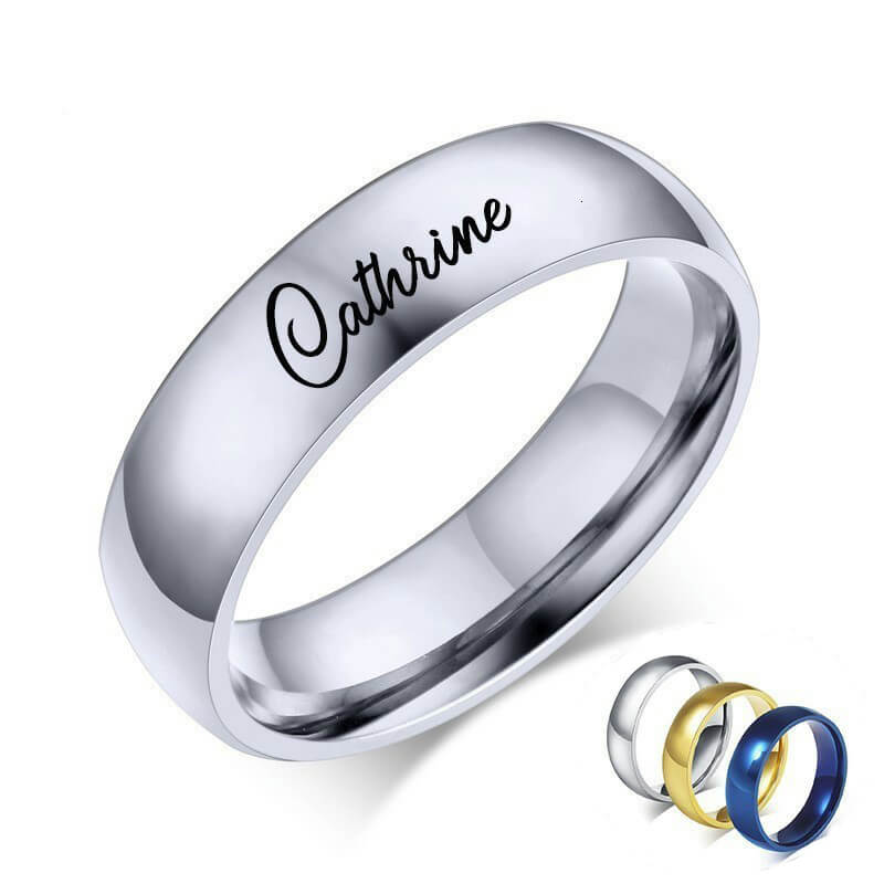 Engraved Wedding Bands