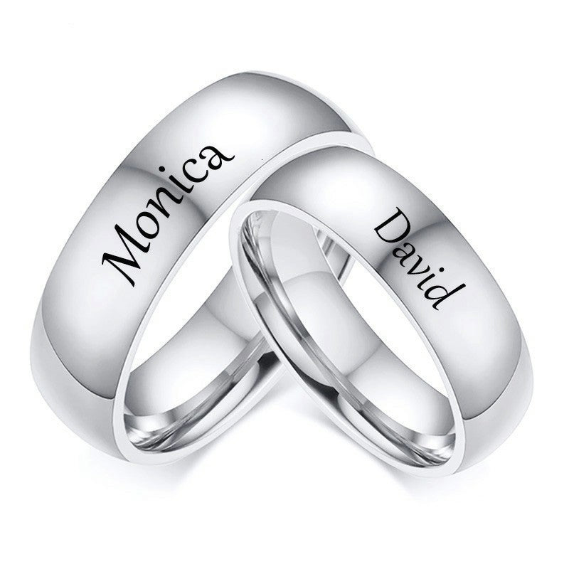 Engraved Wedding Bands