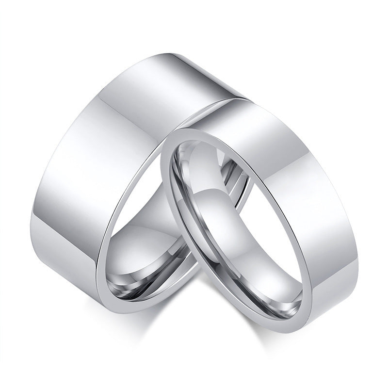 Personalized Love Couple Wedding Rings for Women Men Custom Promise Band