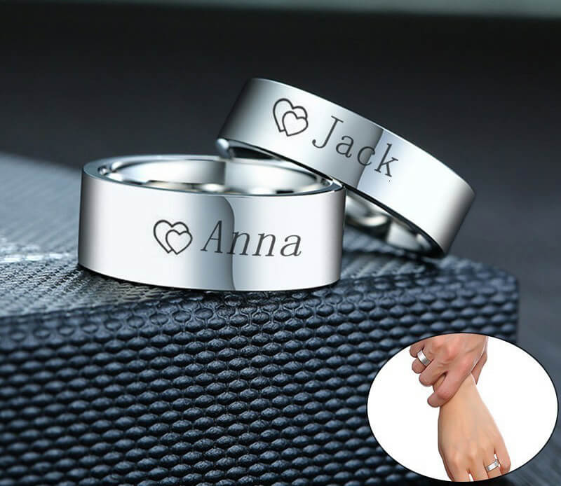 Engraved Wedding Bands