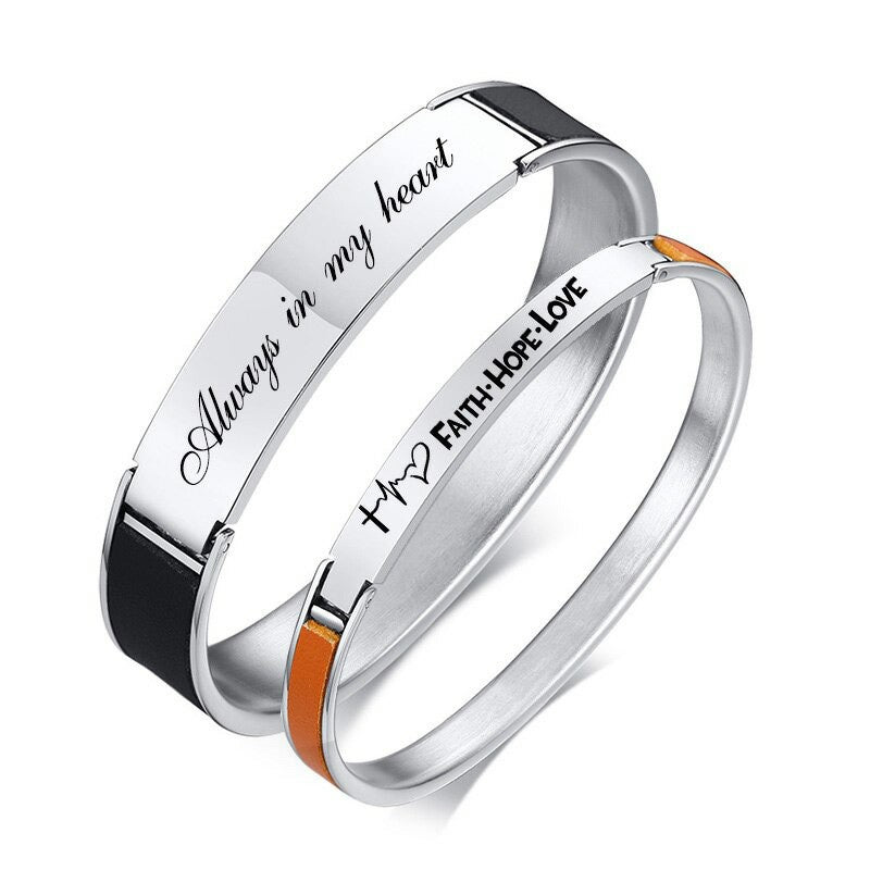 Personalized Couples Bracelets