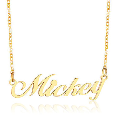 Personalized Nameplate Necklaces for Women Name Pendant Lover Valentine Day Gift