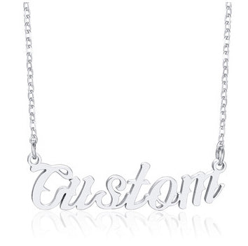 Custom Name Necklace Personalized Name Chain Nameplate Pendant for Women