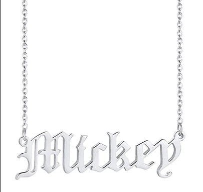 Women Personalized Name Necklace Custom NamePlate Chain With Name